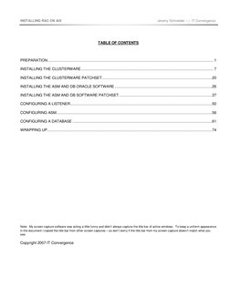 INSTALLING RAC ON AIX