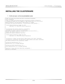 INSTALLING RAC ON AIX