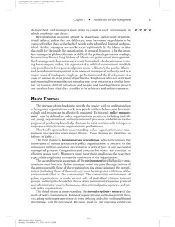 do their best, and managers must strive to create a work environment in
which employees can thrive.
Organizational successes