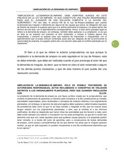 Ampliación de la Demanda de Amparo | PDF | Demanda judicial | Caso de ley