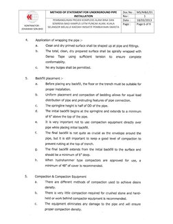 Underground Pipe Installation Method | PDF