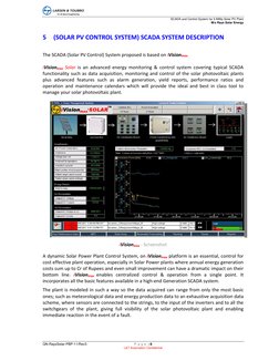 SCADA System for 5 MW Solar PV Plant | PDF | Photovoltaic System | Scada