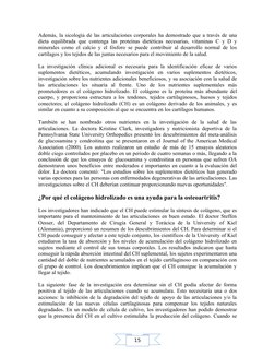 15
Además, la sicología de las articulaciones corporales ha demostrado que a través de una 
dieta equilibrada que contenga la