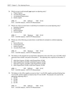 Chapter 3 Practice Materials-1 | PDF | Deferral | Debits And Credits