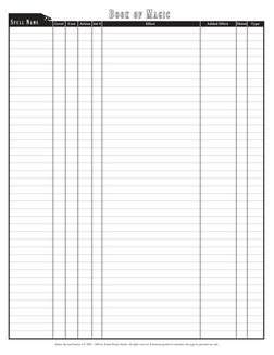 Anima, Beyond Fantasy is © 2005 – 2009 by Anima Project Studio. All rights reserved. Permission granted to reproduce this pag