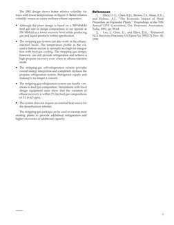The IPSI design shows better relative volatility for
trays with lower temperatures in Figure 5. Better relative
volatility me