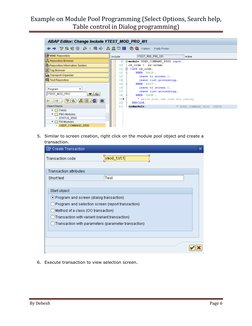 Module Pool Programming in SAP ABAP | PDF | Modular Programming ...