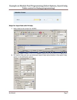 Module Pool Programming in SAP ABAP | PDF | Modular Programming ...