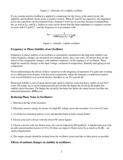 2 
Figure 2 - schematic of a collpitts oscillator 
If you consider positive feedback is applied to compensate for the losse