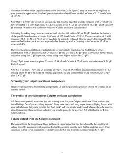 9 
Note that the other series capacitor depicted in line with Cv in figure 2 may or may not be required in 
your particular