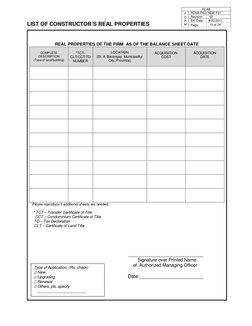 PCAB License Application Requirements | PDF | Affidavit | Identity Document