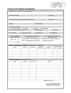 PCAB License Application Requirements | PDF | Affidavit | Identity Document