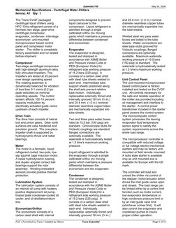 Trane CVGF Centrifugal Chiller Specs | PDF | Gas Compressor | Pipe ...