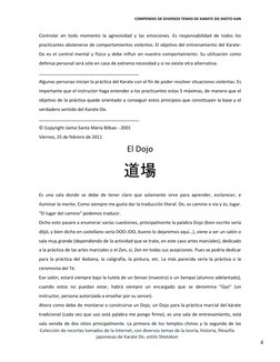 COMPENDIO DE DIVERSOS TEMAS DE KARATE DO SHOTO KAN 
Colección de recortes tomados de la Internet, con diversos temas de la te