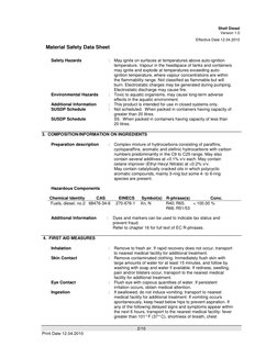 Diesel Sds Shell Shell Diesel MSDS Overview | PDF