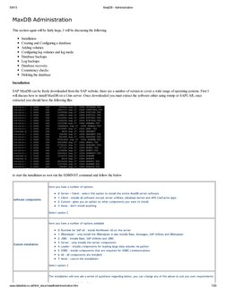 MaxDB Installation and Configuration Guide | PDF | Backup ...