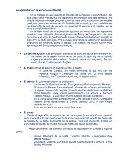 Agricultura en la Venezuela colonial | PDF | Venezuela | Carne