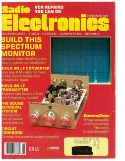 Re - 1989-09 | PDF | Videocassette Recorder | Electronics