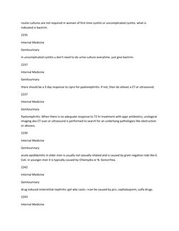 routie cultures are not required in women of first time cystitis or uncomplicated cystitis. what is 
indicated is bactrim. 
2