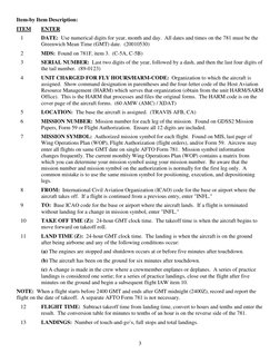 AFTO Form 781 Handbook Guide | PDF | United States Air Force | Aviation