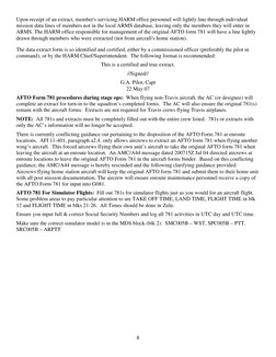 AFTO Form 781 Handbook Guide | PDF | United States Air Force | Aviation