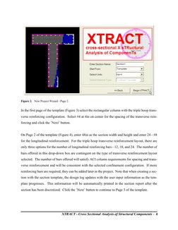 XTRACT - Cross Sectional Analysis of Structural Components -  4
In the first page of the template (Figure 3) select the recta
