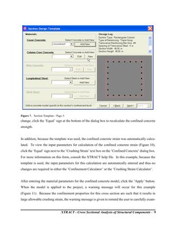 XTRACT - Cross Sectional Analysis of Structural Components -  9
change, click the ’Equal’ sign at the bottom of the dialog bo