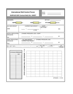 Vertical Well Kill Sheet Template | PDF | Computers | Technology ...