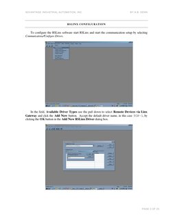 RSLinx OPC Server Configuration Guide | PDF | Dialog Box | Databases