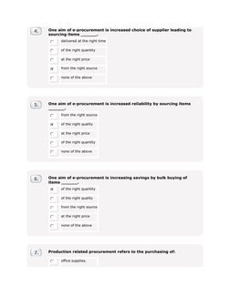Procurement Exam Questions Set A | PDF | Procurement | Human Resources