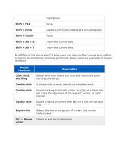 highlighted. 
Shift + F12 
Save. 
Shift + Enter 
Create a soft break  (http://www.computerhope.com/jargon/s/softretu.htm)inst