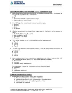 SIMULACRO 1 
 
 
 
 
 
Programa de Capacitación sobre Instalaciones de Gas Natural para Residencias,  
 
Comer