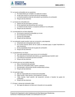 SIMULACRO 1 
 
 
 
 
 
Programa de Capacitación sobre Instalaciones de Gas Natural para Residencias,  
 
Comer