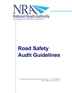Road Safety Audit Guidelines Overview | PDF | Audit | Road
