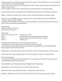 Syndicate manager is responsible for allocating the offer to the syndicate.  Priority of Orders it to give maximum benefit 
t