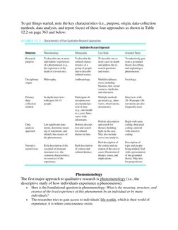 Colaizzi's Method in Qualitative Research | PDF | Qualitative Research ...