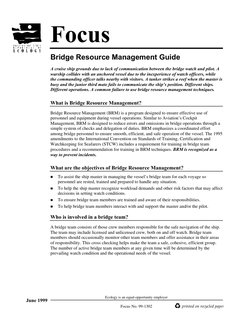 Bridge Resource Management Overview | PDF | Navigation | Water Transport
