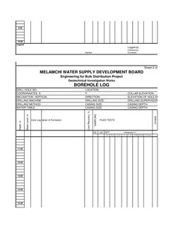 Geotechnical Borehole Log Report | PDF | Drilling Rig | Borehole