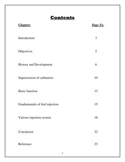 1 
Contents 
Chapters  
 
 
 
 
 
 
 
Page No.  
 
Introduction  
 
 
 
 
 
 
 
    3 
 
Objectives  
 
 
 
 
 
 
 
    5
