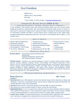 Business Advisor CV and Expertise Summary | PDF | Mentorship | Business