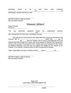 Page 4 of 4 
LAST WILL AND TESTAMENT OF 
_________________________________ 
_________________________________________
