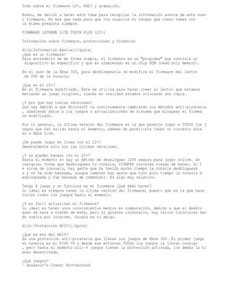 Todo sobre el firmware LT+, XGD3 y grabación.
Bueno, me decidí a hacer este tema para recopilar la información acerca de este