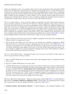 ondary and single-phase, three wire grounded outlets with two pole ground fault current interruption (GFCI)
protection are pr