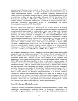 actividad mental humana, como arma de la Guerra Fría. Más recientemente (1967), 
Schlippenbach en la Universidad de Leningrad