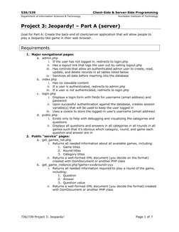 536/539 
 
Client-Side & Server-Side Programming 
Department of Information Sciences & Technology 
 
Rochester Institute of T