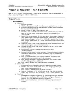 536/539 
 
Client-Side & Server-Side Programming 
Department of Information Sciences & Technology 
 
Rochester Institute of T