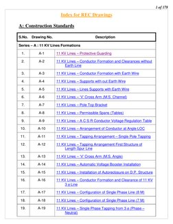 REC Standards for 11 KV Line Drawings | PDF | Electrical Substation ...