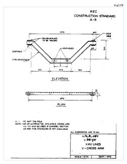REC Standards for 11 KV Line Drawings | PDF | Electrical Substation ...