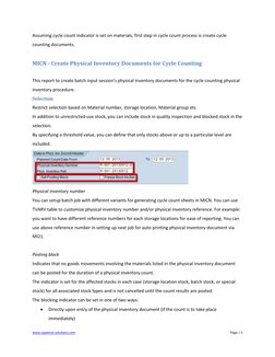 SAP Cycle Counting Process Overview | PDF | Inventory | Business Process