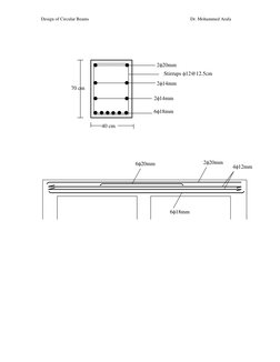 Design of Circular Beams 
 
Dr. Mohammed Arafa